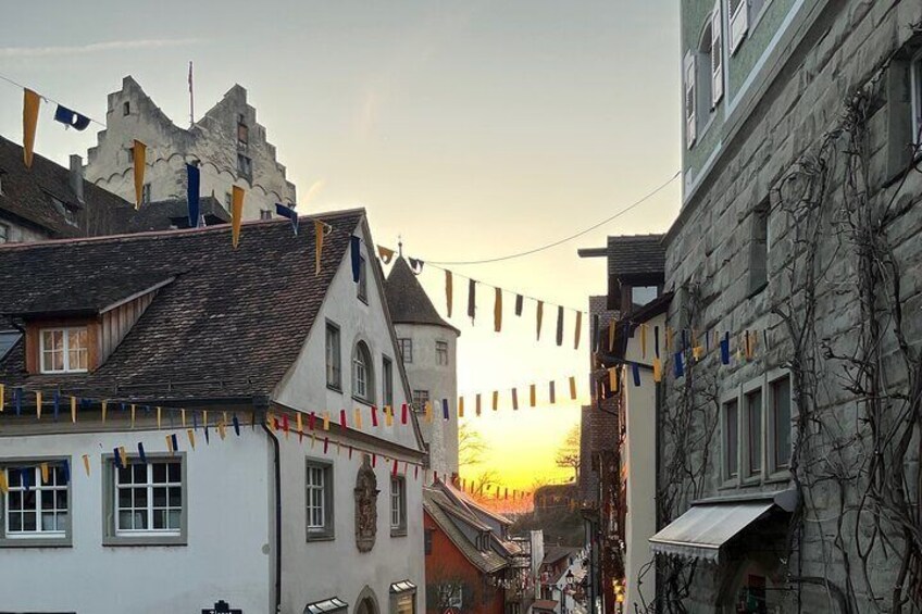 Sunset in Meersburg