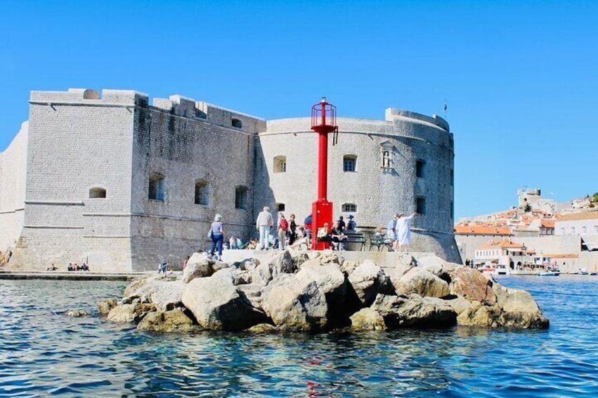 Dubrovnik Glass Bottom Boat and Beach Visit