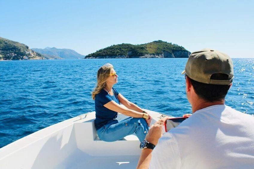 Dubrovnik Glass Bottom Boat and Beach Visit