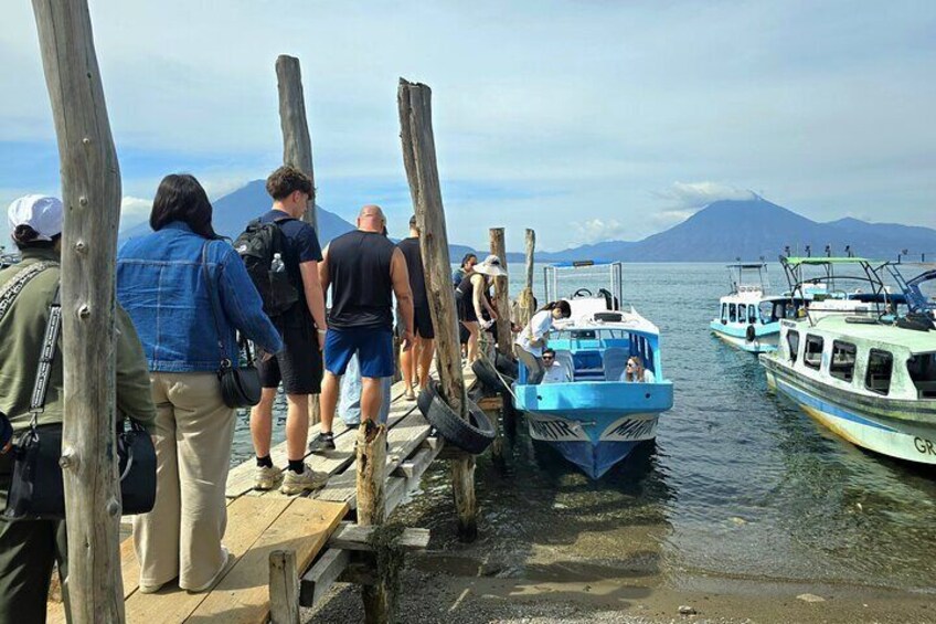 From Panajachel Meet Different Towns of Atitlan by Boat