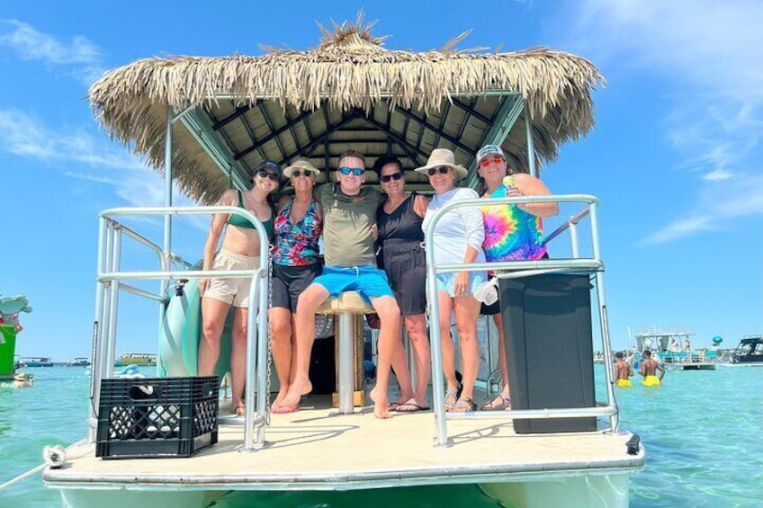 6 Passenger Private Tiki Cruise to Crab Island