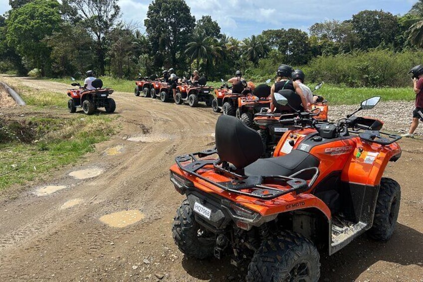 ATV Waterfall Plantation Beach and Rum Distillery Adventure