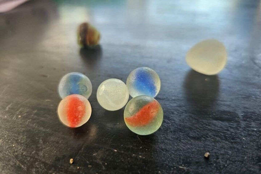 Saint Kitts Sea Glass Discovery at Volcanic Beach
