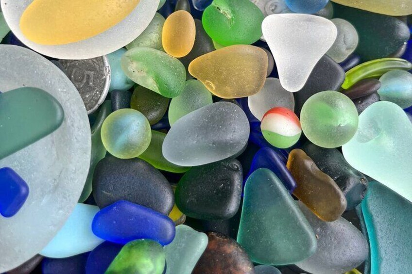 Saint Kitts Sea Glass Discovery at Volcanic Beach