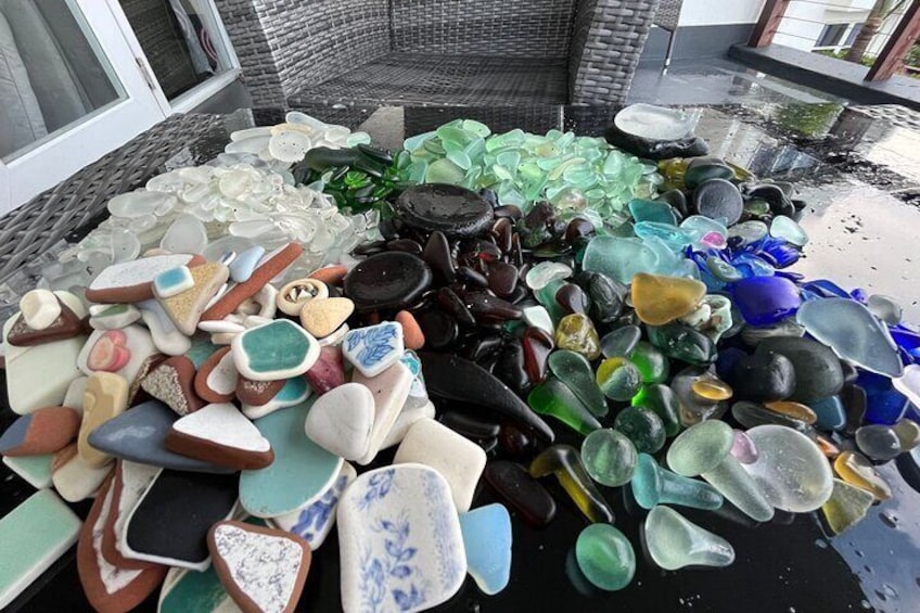 Saint Kitts Sea Glass Discovery at Volcanic Beach