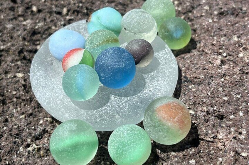 Saint Kitts Sea Glass Discovery at Volcanic Beach