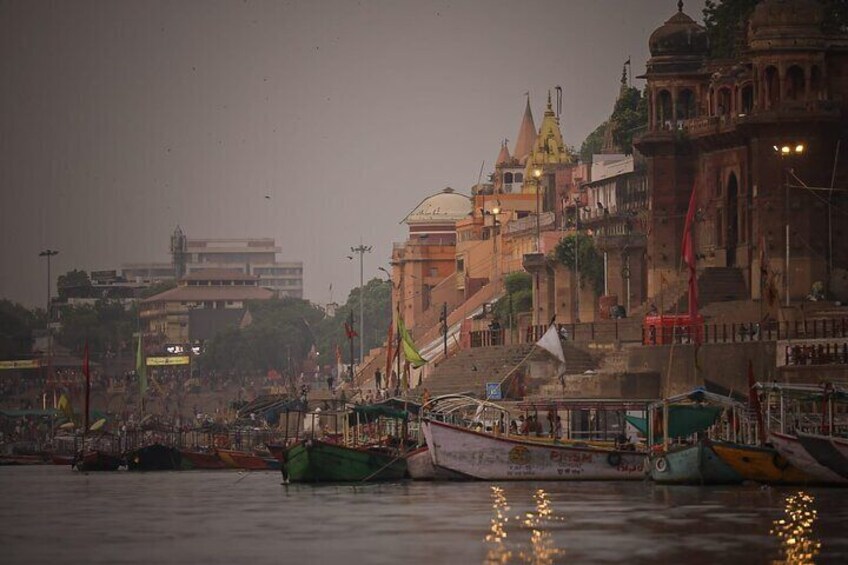 Golden Hour in Varanasi Sunset Walk and Ganga Aarti