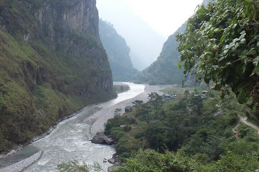 Marshyandi River valley