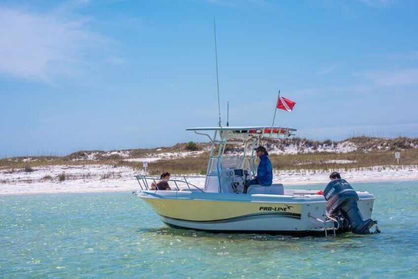 2 Hour Shell Island Power Boat Tour