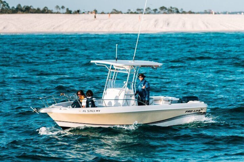 2 Hour Shell Island Power Boat Tour