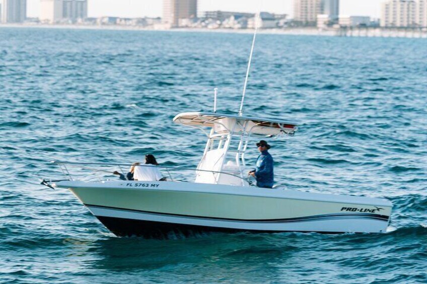 2 Hour Shell Island Power Boat Tour