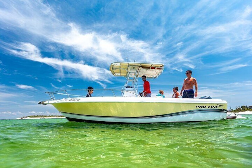2 Hour Shell Island Power Boat Tour