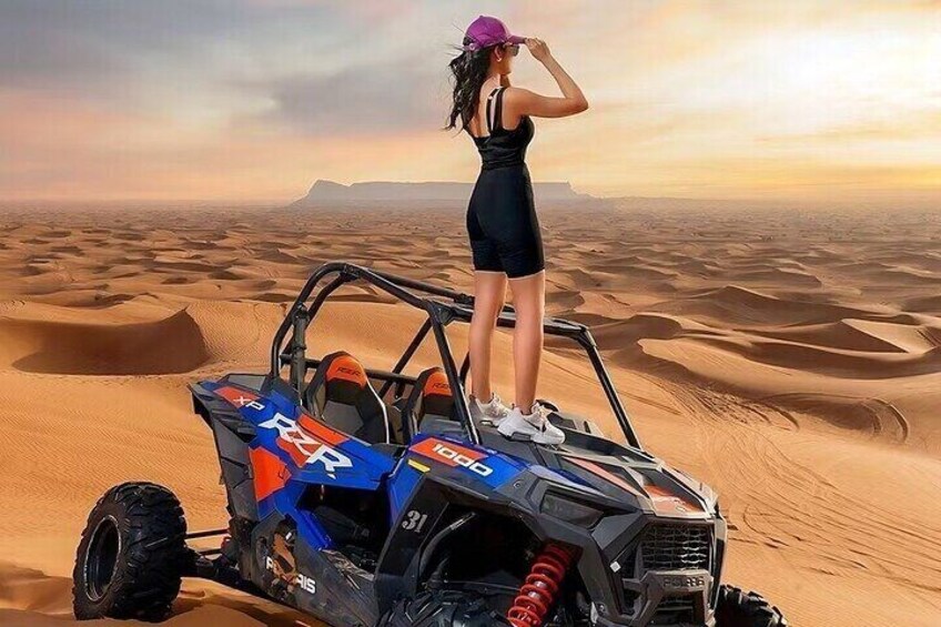 Dubai Desert Tour with Red Dunes Quad Bike Live BBQ
