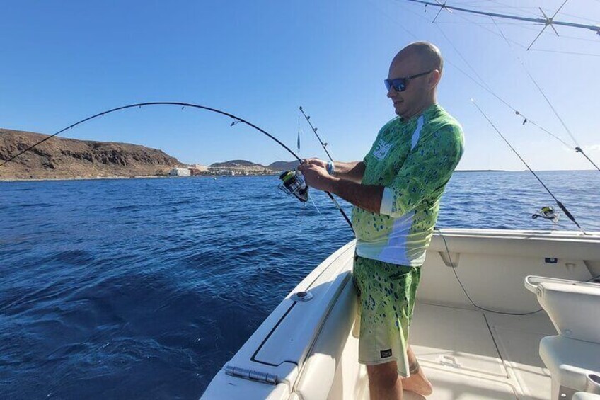 Shared Fishing Charter in Tenerife South 8 Hours