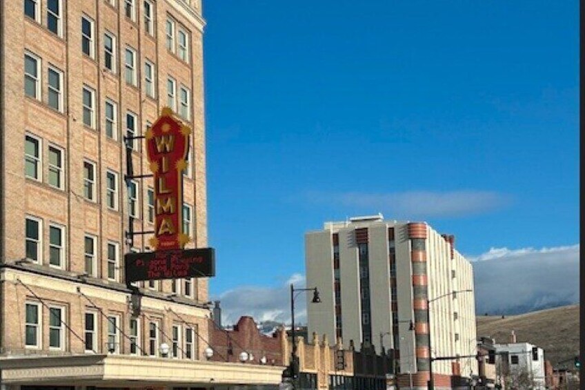 Historic building stops.