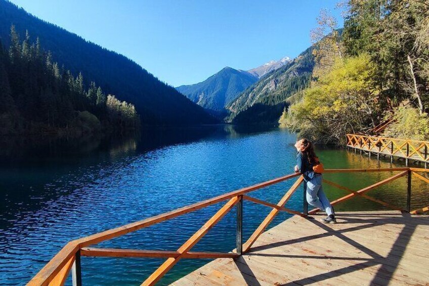 Lake Kolsay in Kazakhstan