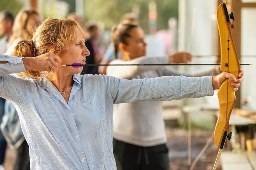 Archery Session in Weesp Outdoor Target Practice Near Amsterdam