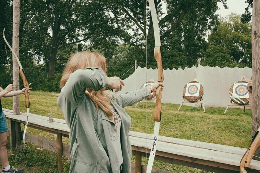 Archery Session in Weesp Outdoor Target Practice Near Amsterdam