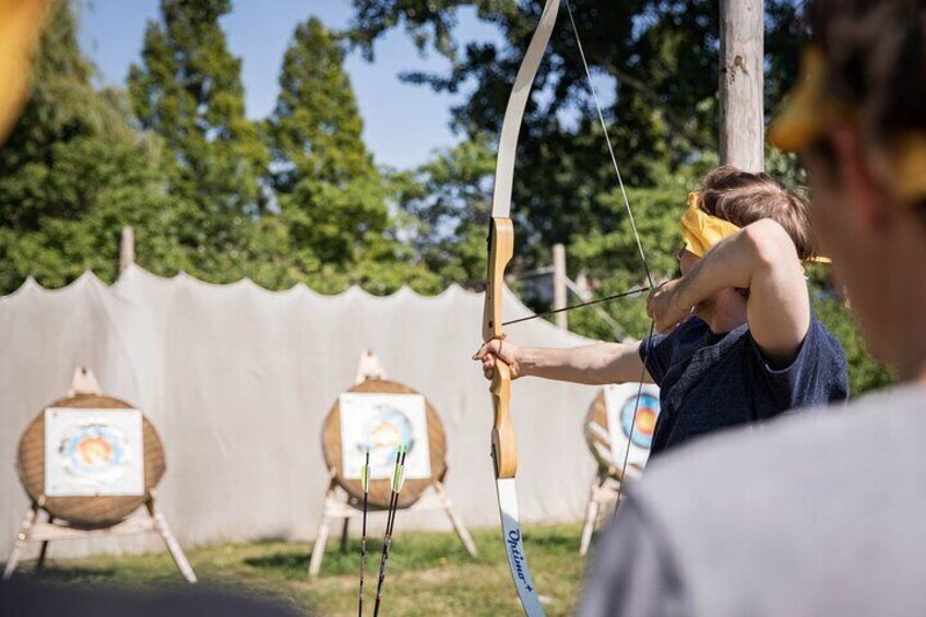 Archery Session in Weesp Outdoor Target Practice Near Amsterdam
