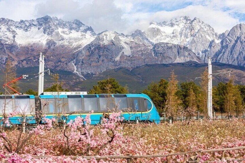 Jade Dragon Snow Mountain Sightseeing Train with Glacier Park