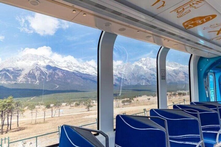 Jade Dragon Snow Mountain Sightseeing Train with Glacier Park