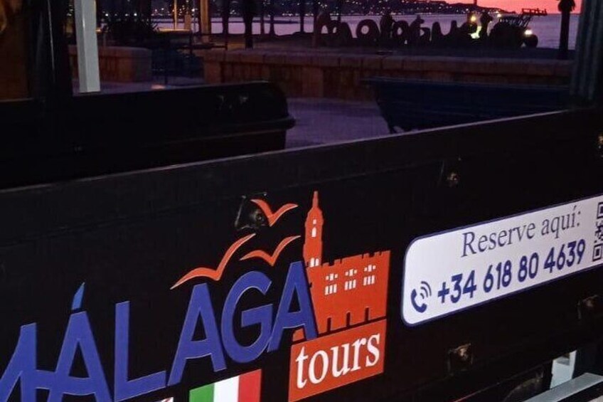 Tuk Tuk Private Guided Tour of Malaga by Beach and Centre