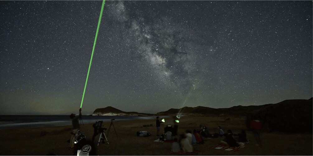Cavalleria: Stargazing at the beach with Telescope