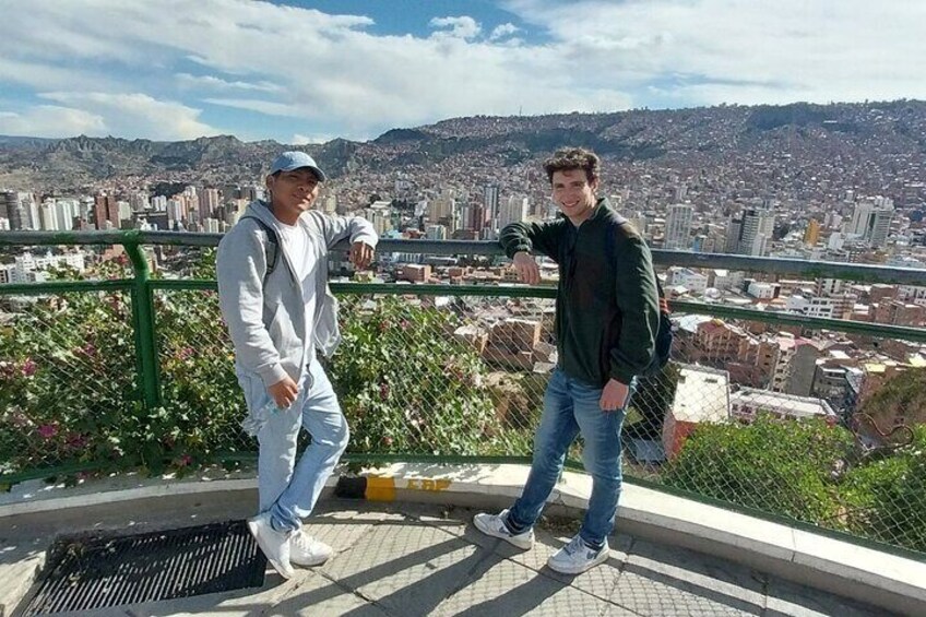 Tour to the Heart of the City of La Paz San Pedro cable car