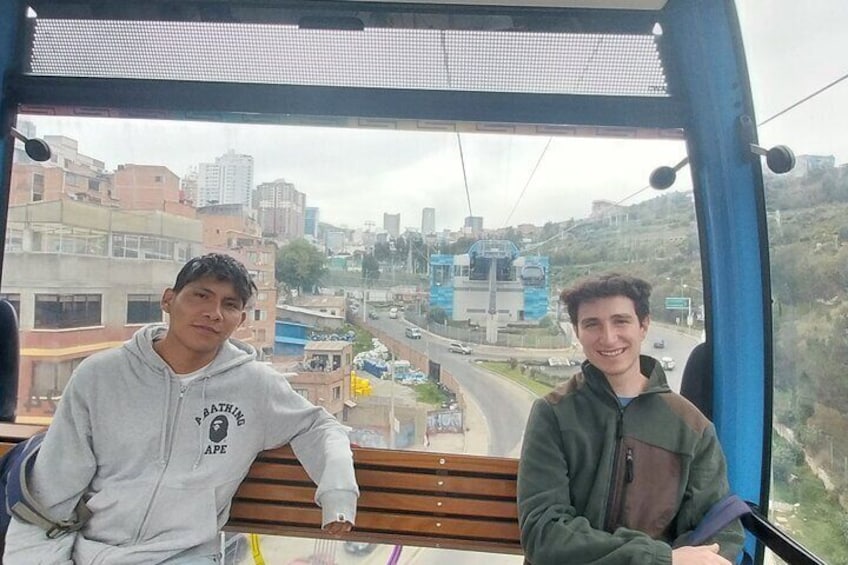 Tour to the Heart of the City of La Paz San Pedro cable car