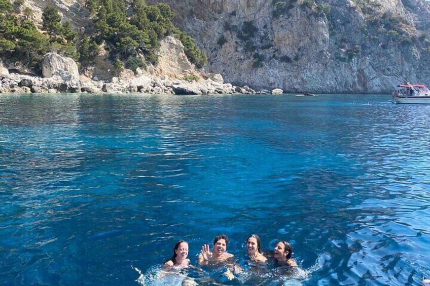 Positano Shared Tour to Capri and Blue Grotto