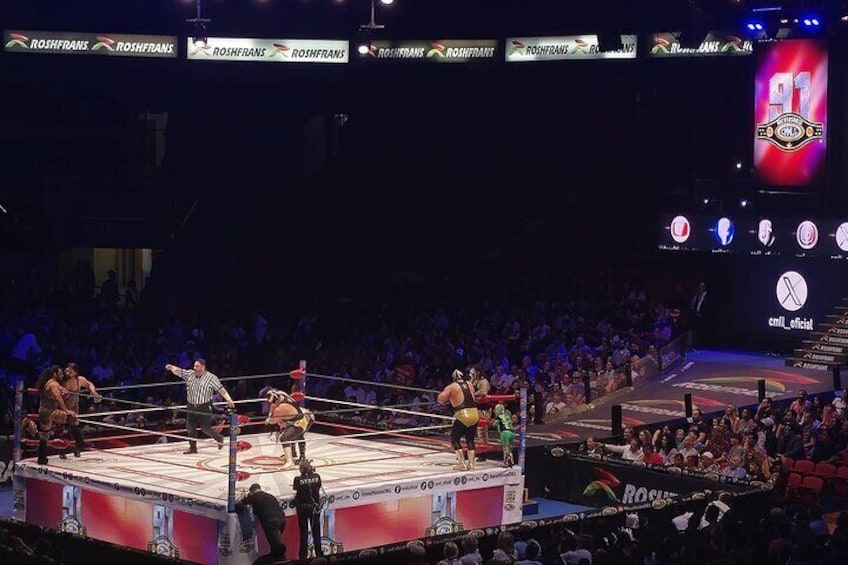 Mexico City Lucha Libre with Hotel Pickup