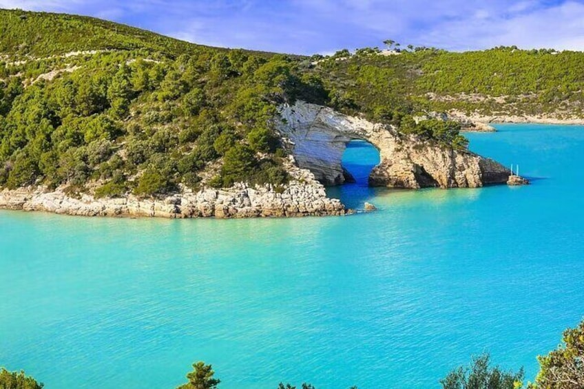Guided Boat Tour Costa Del Gargano Caves Bays Tradition