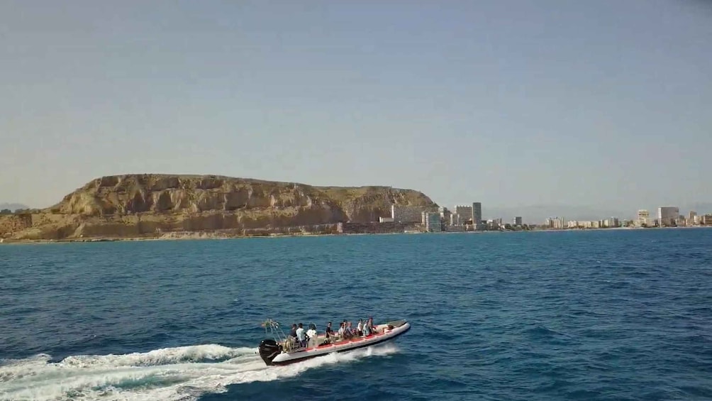From Alicante: Speed boat tour with swimming stop