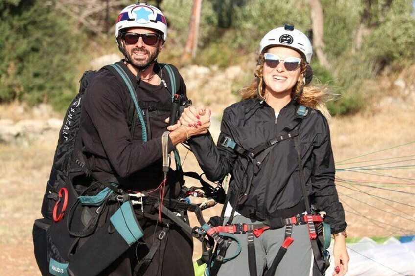 Instructor with tourist