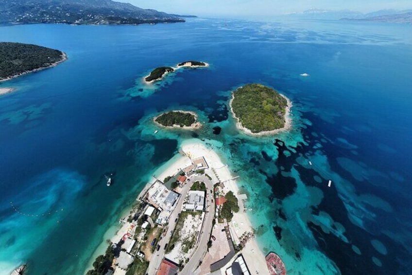 Speedboat Tour Swimming and Snorkeling in Five Island of Ksamil