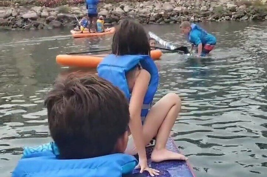 Kids PaddleBoard Camp-Splash Paddle Crew-Seabridge Marina Park-Winged not Wired Watersports