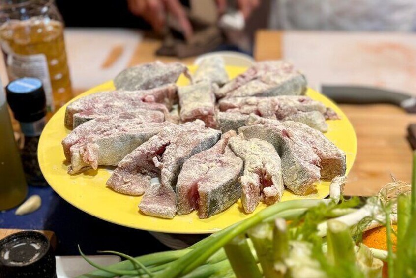 Sicilian Food Lovers Fresh Pasta and Fish Cooking Class Sea Villa