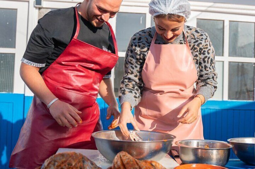 Fish & Sardines Cooking Workshop in Safi with Shopping Souk