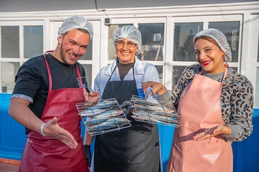 Fish & Sardines Cooking Workshop in Safi with Shopping Souk