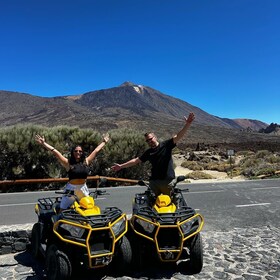 Tenerife: Teide Quad Trip (day/sunset) with Drink