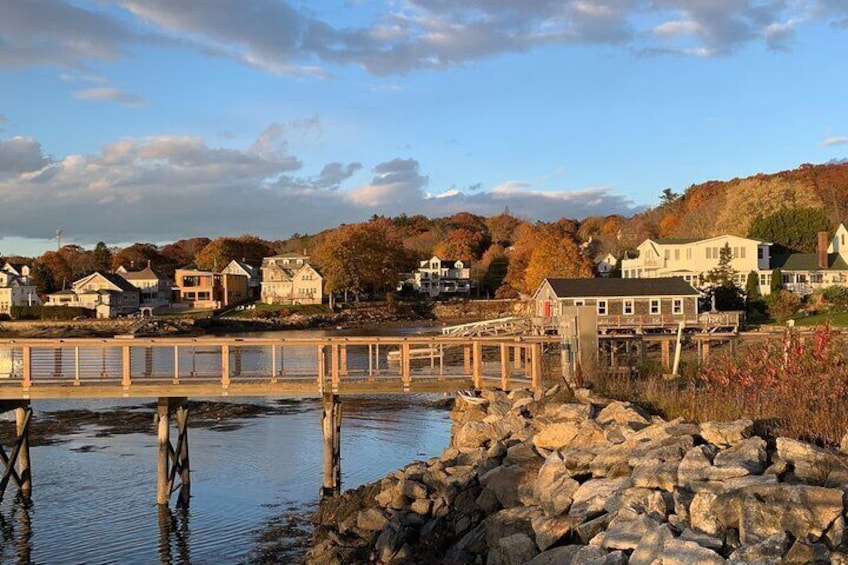 Stroll through Boothbay Harbor - a quaint village full of haunted buildings.