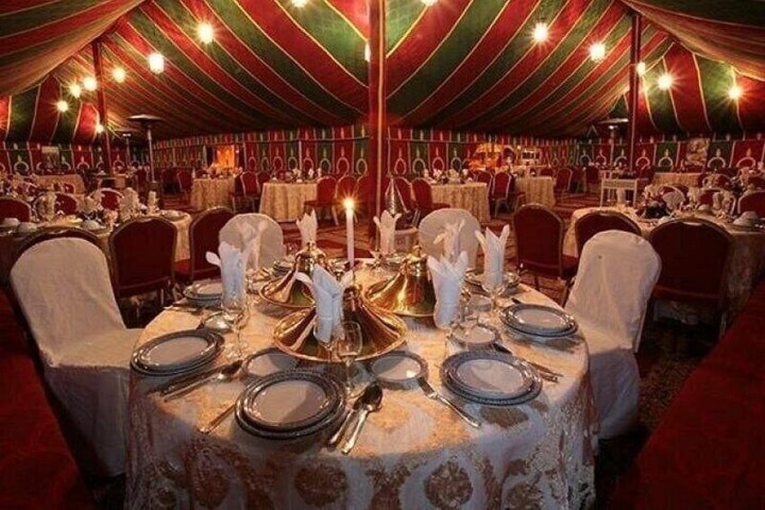 Chez Ali Fantasia Folklore Show Ticket with Moroccan Dinner