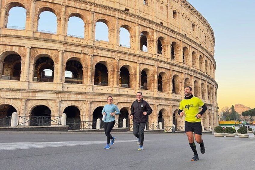 Rome Historical Center Group Running Tour 7K
