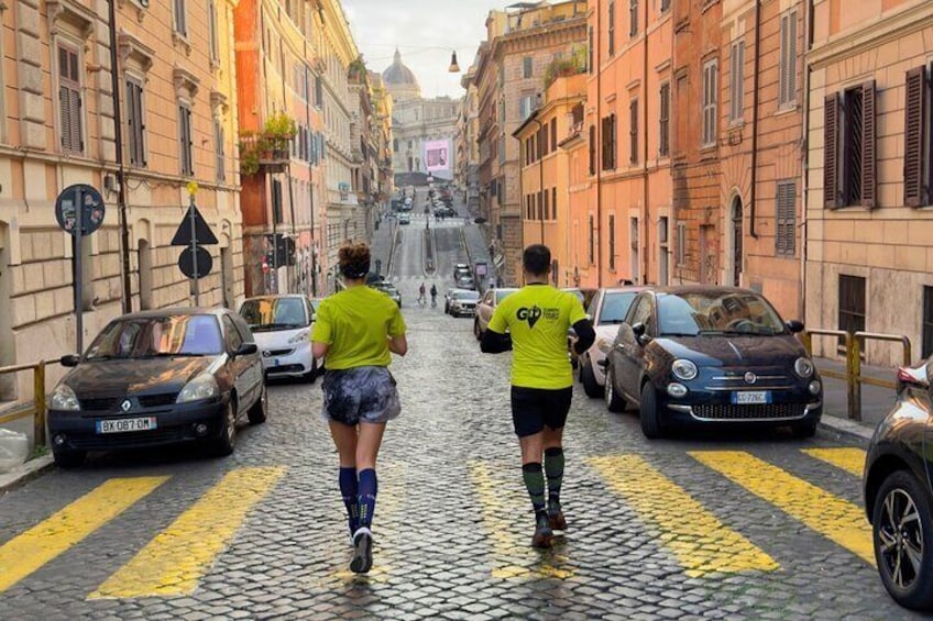 Rome Historical Center Group Running Tour 7K