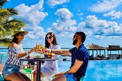 Bacalar Experience and Premium Beach Club Access from Costa Maya