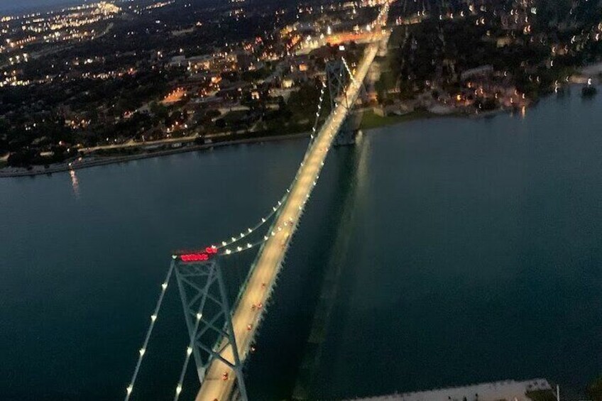 Sunset Helicopter Experience in Downtown Detroit