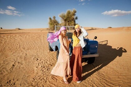 Premium Desert Safari Dubai Camel Riding with BBQ Buffet Dinner