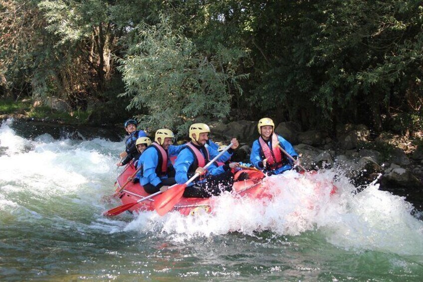 Rafting in the Cilento National Park in Salerno
