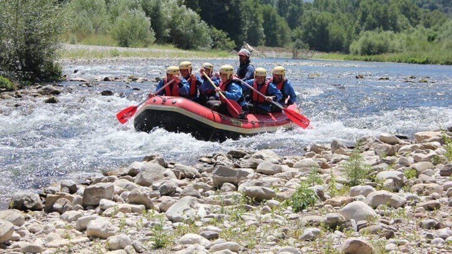 Rafting in the Cilento National Park in Salerno