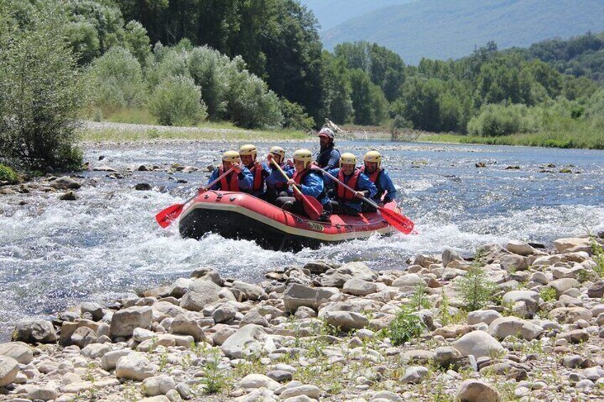 Rafting in the Cilento National Park in Salerno